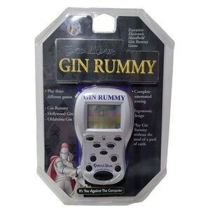 Excalibur Gin Rummy 380-CS Handheld Travel Game